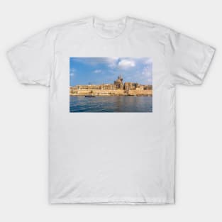 Coastal landscape of Valletta, Malta T-Shirt